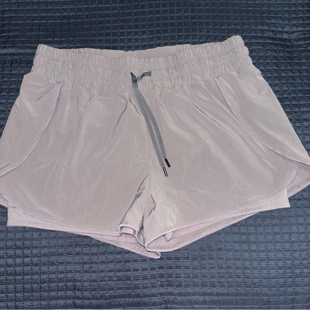 CRX Yoga 2 in 1 Flowy Running Shorts in Mocha Mousse Size XL